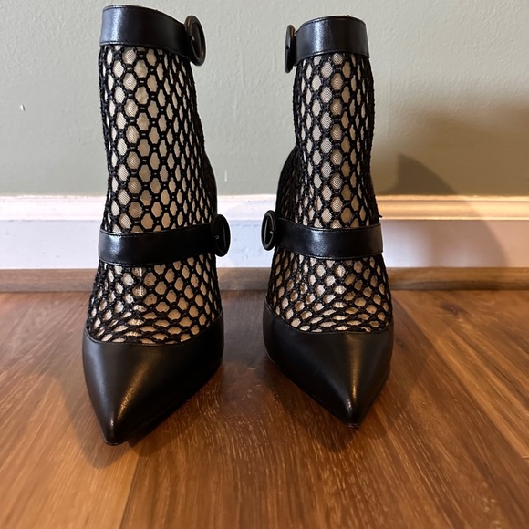 Christian Louboutin Boteboot 100 ankle boots mesh accents.size 36.5 authentic - Picture 2 of 16